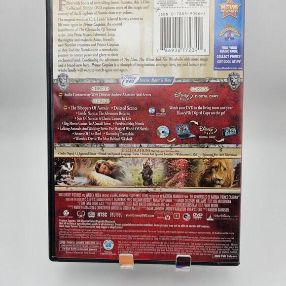 The Chronicles of Narnia: Prince Caspian (DVD, 2008, 3-Disc Set, Includes... - Picture 2 of 2